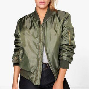 Green Bomber Jacket